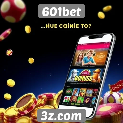 Recursos mobile disponíveis na plataforma 601bet