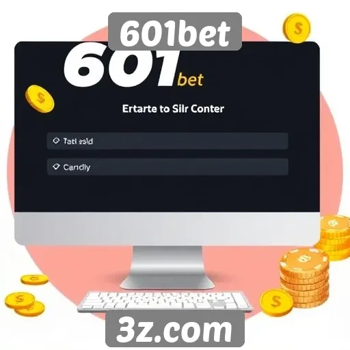 Como criar uma conta no site 601bet