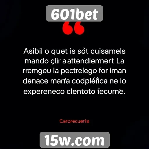 Feedback dos usuários sobre o atendimento do 601bet
